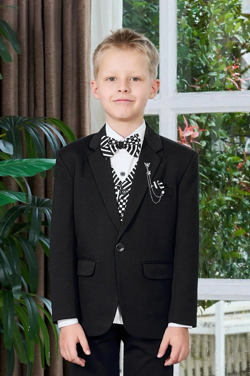Black Boys Suit Set - Mokshaa